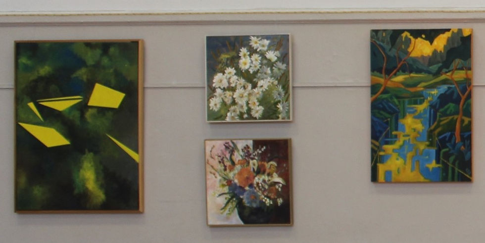 BozART group exhibit at Rockfish Valley Community Center, photo 1