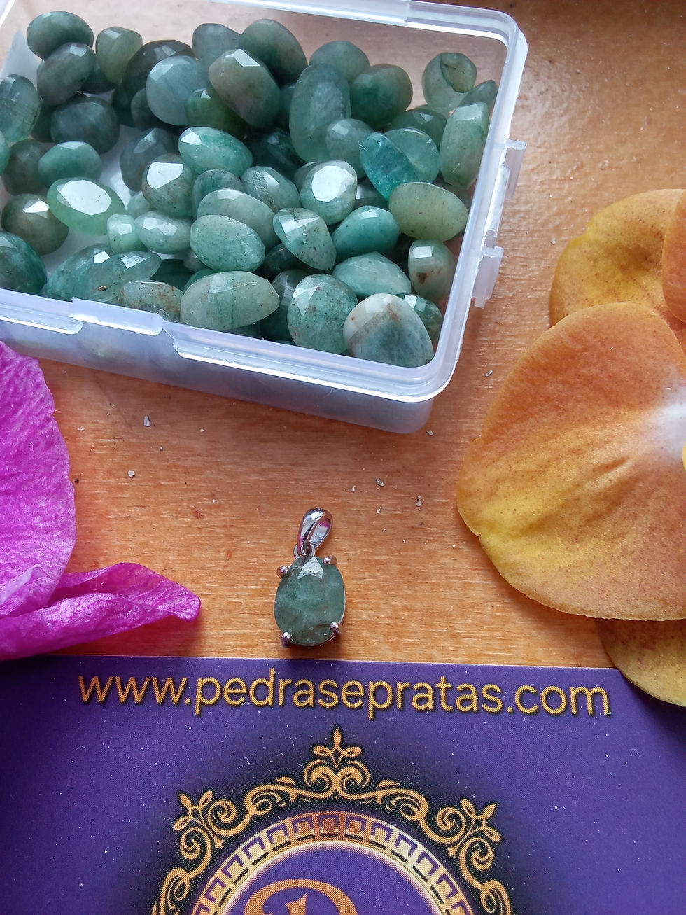 Miniatura: Fio em Prata 925 com Esmeralda Natural Certificada