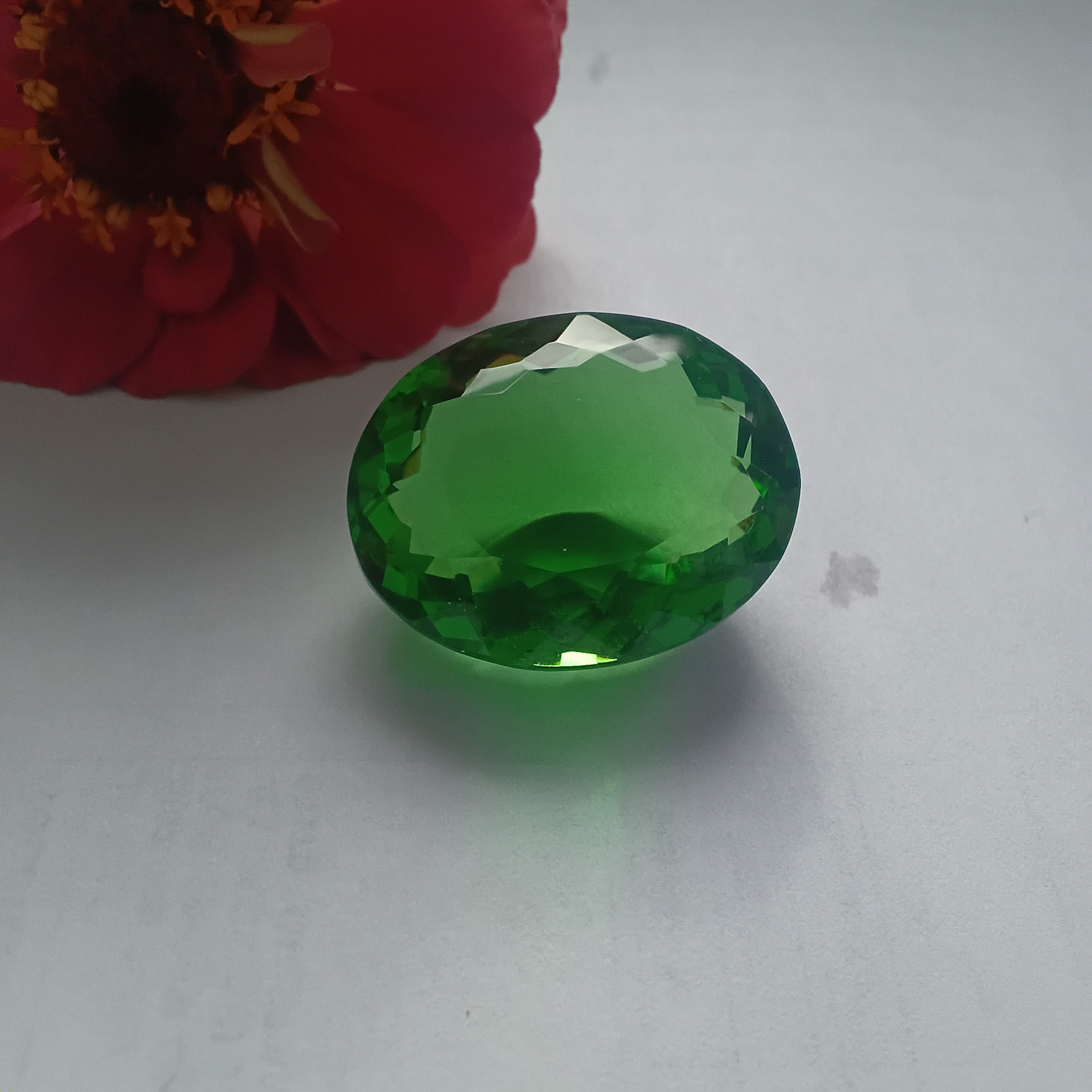 Granada Tsavorite Natural Enorme Certificado 