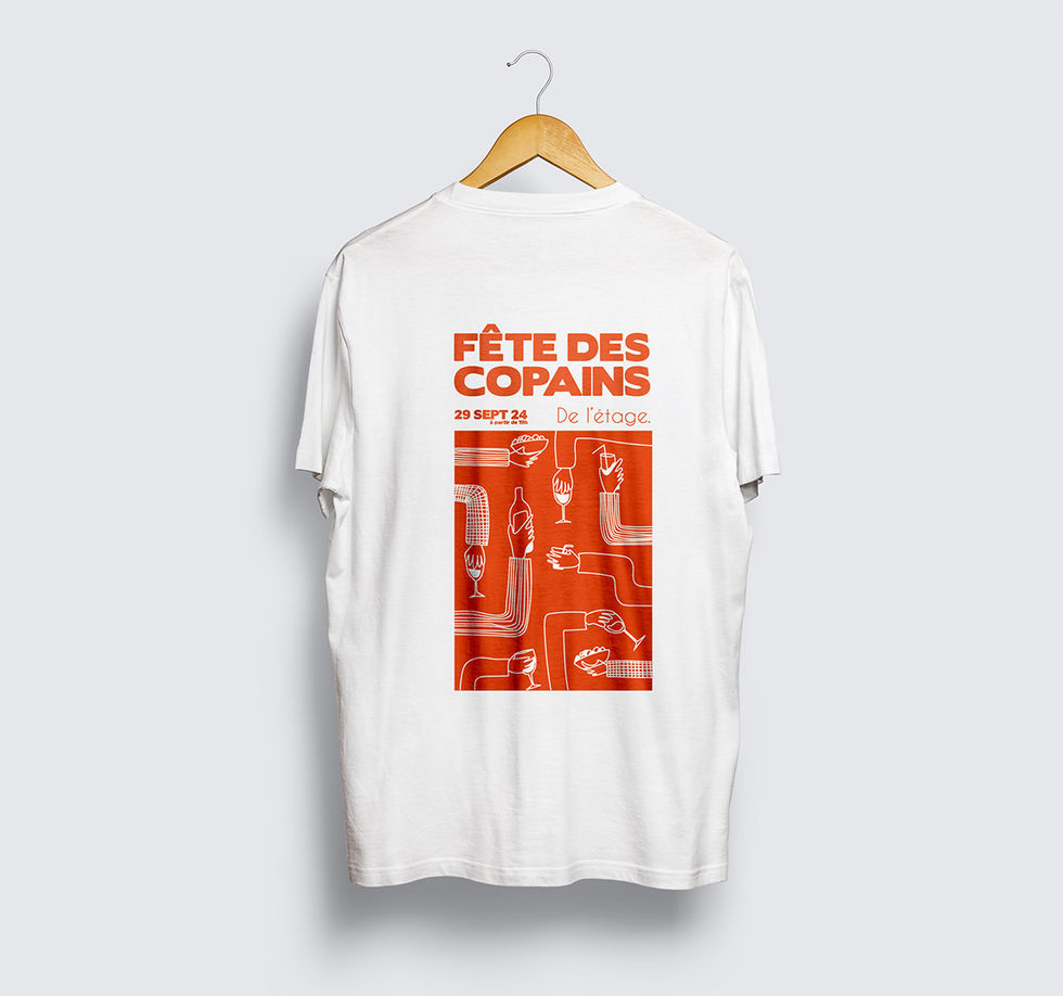 RÉALISATION D'UN TEE SHIRT POUR ÉVÈNEMENT