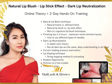 Lip Blush Training Manual with MaiLash & Brows - Your Exclusive Guide