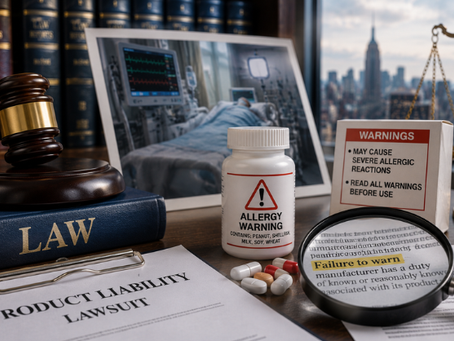New York Failure-to-Warn Allergic Reaction Lawsuits: When Manufacturers Are Liable for Catastrophic Injuries
