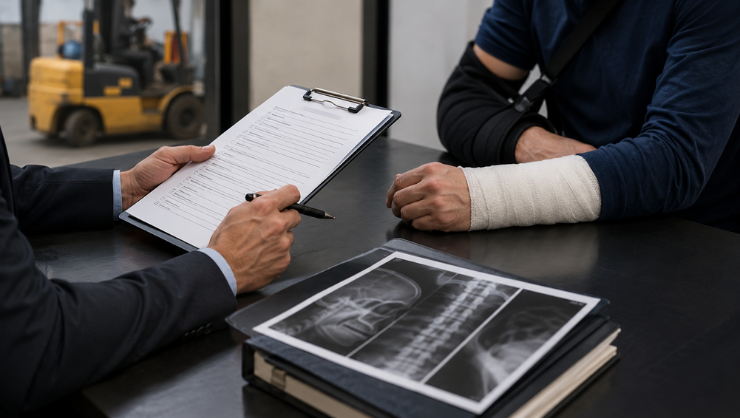 Why Does the Adjuster Want a Blanket Medical Authorization After a Forklift Accident?