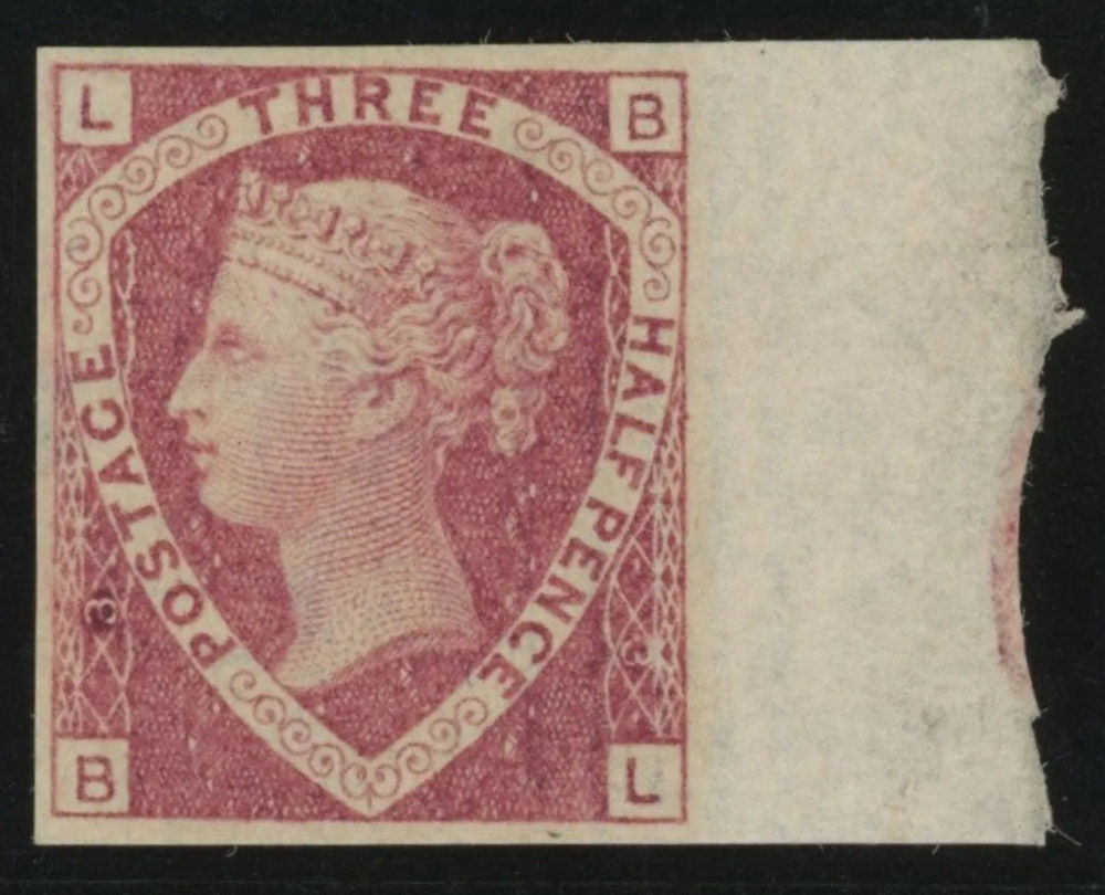 GB QV SG51 11/2d Rose Red BL Pl 3 Imprimatur Mint Ex. Verus Very Rare