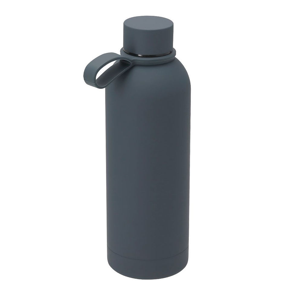 Miniatura: 🥤 Garrafa em Aço Inox 750 ml — Acabamento Emborrachado