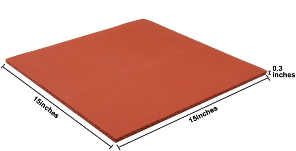 Almofada de Silicone para Prensa Térmica — 38 x 38 cm