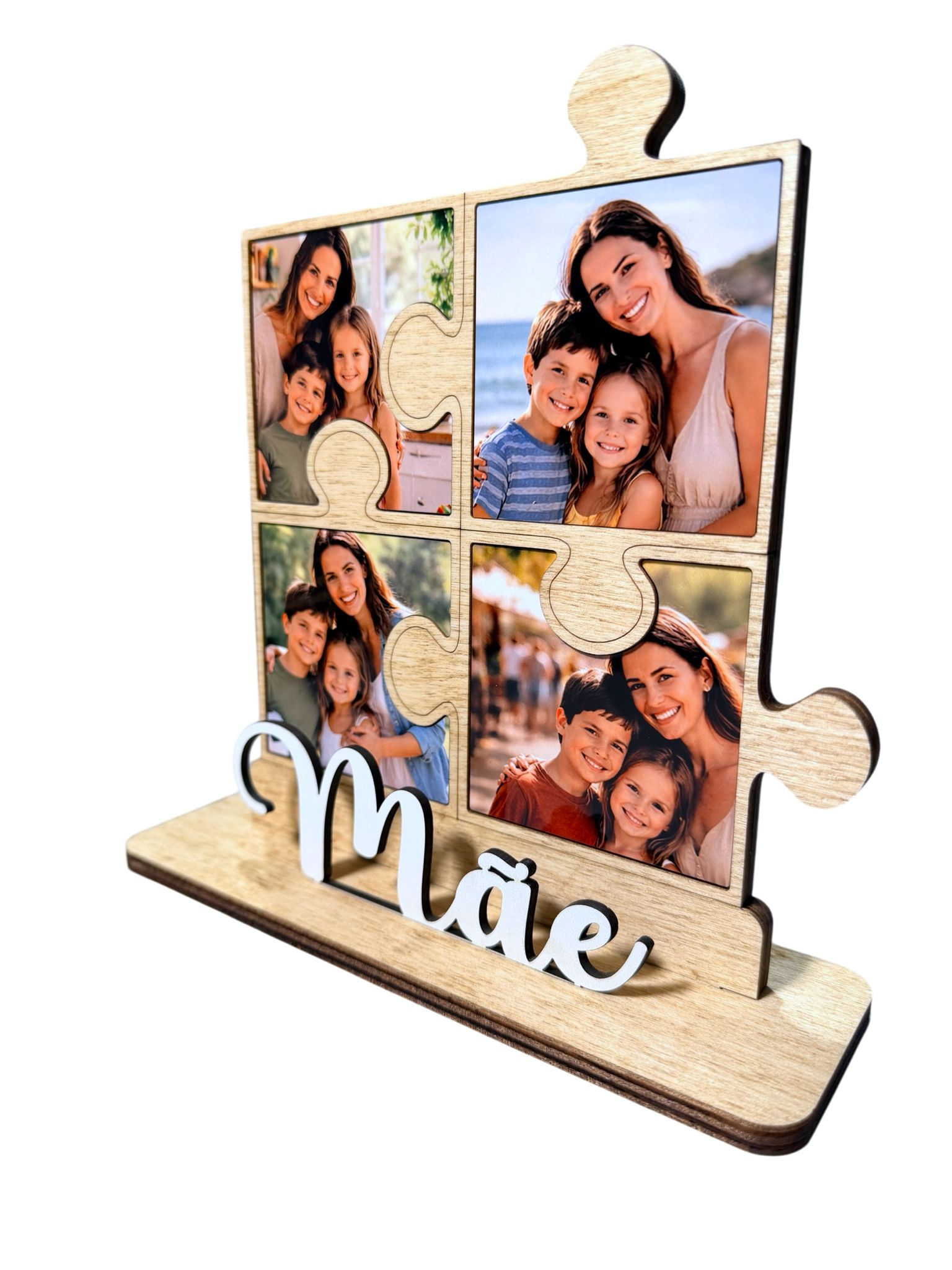 Moldura Mãe – Puzzle 4 Peças Feito em Portugal 🇵🇹