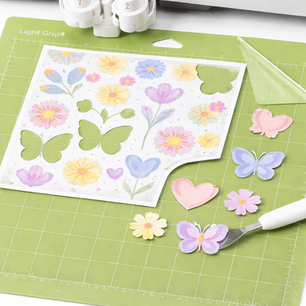 ✂️ Tapete de Corte com Aderência Leve – 30 x 30 cm (12” x 12”) ✂️