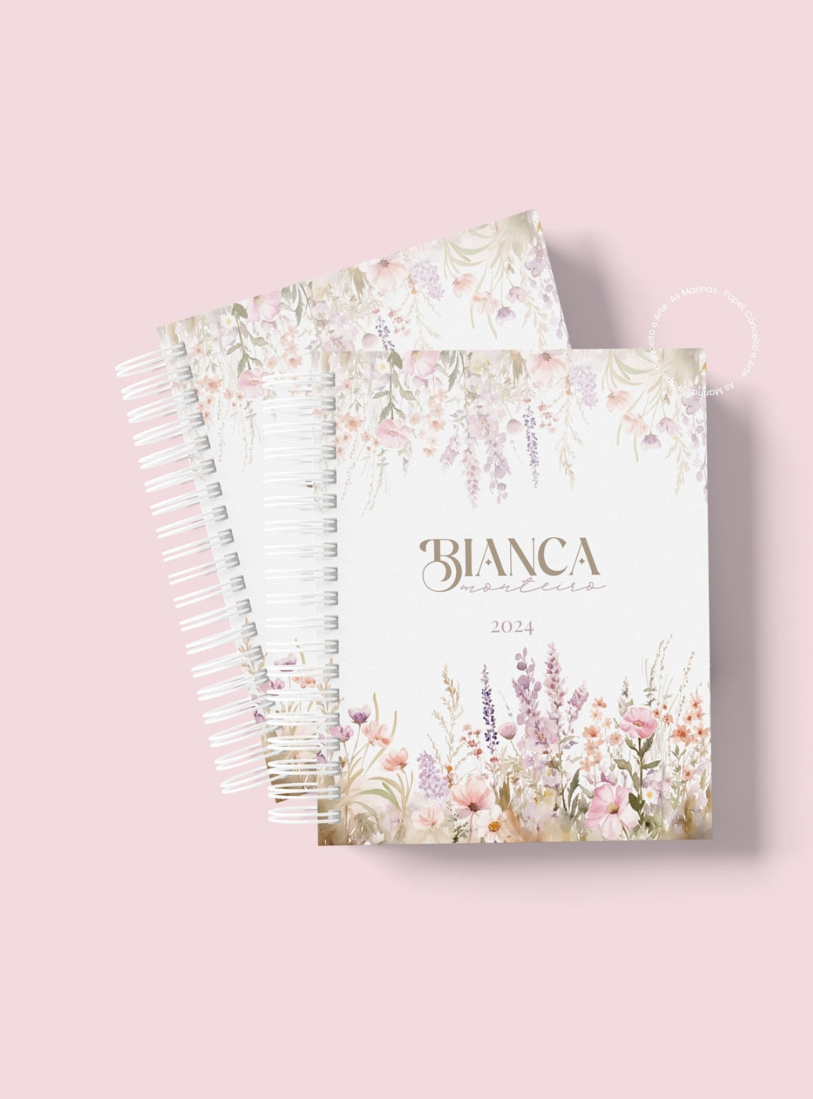 Agenda Visão Semanal 2026 Wild Flowers