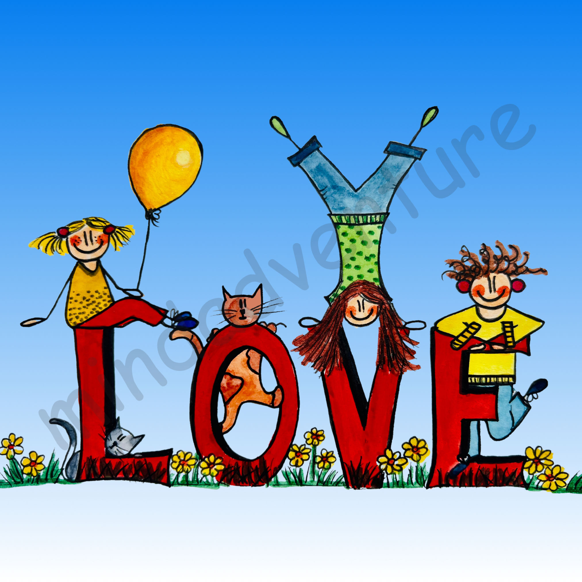 Grusskarte 'Stella - Love'