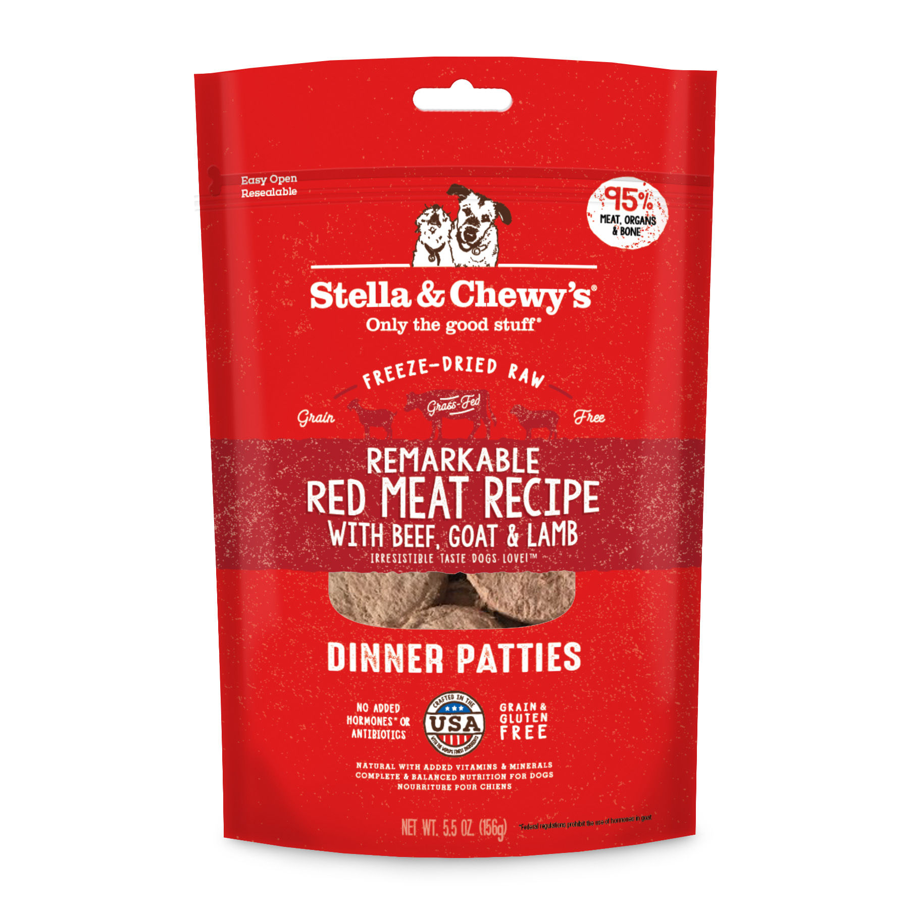 Stella & Chewy's Freeze-Dried Raw Dinner Patties - Remarkable Red Meat Recipe