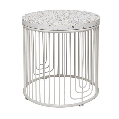Bloomingville, Sidebord Cap - Hvid