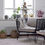 Miniaturebillede: Bloomingville, Lounge stol - Mundo -sort -L87xH72xW74 cm