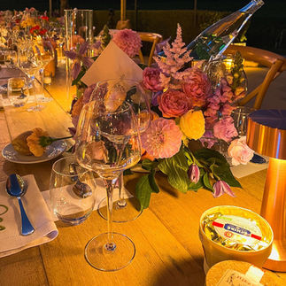 decoration tables des mariés