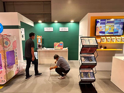 展示会現場