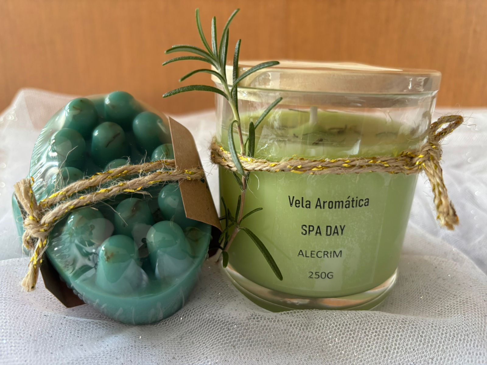 Kit Spa Day - Vela Aromática 250 g + Sabonete Terapêutico 120 g