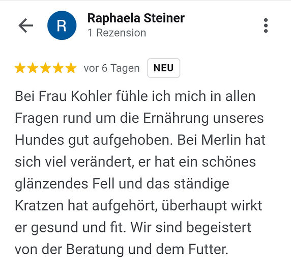 Kundenstimmen / Erfahrungen gesHUNDesLeben