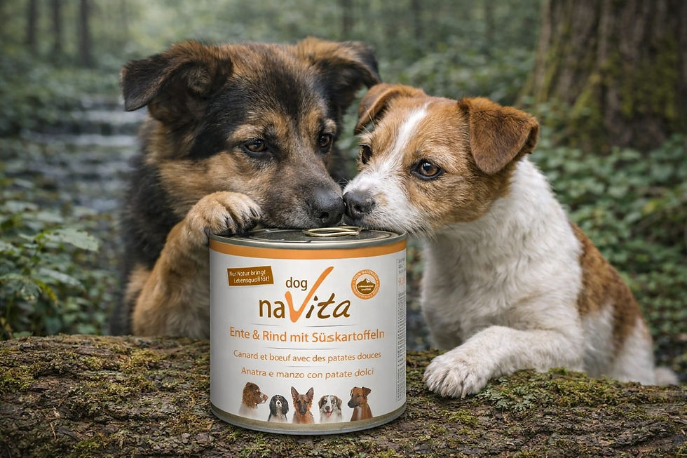 Natürliches Hundefutter ohne Zusatzstoffe