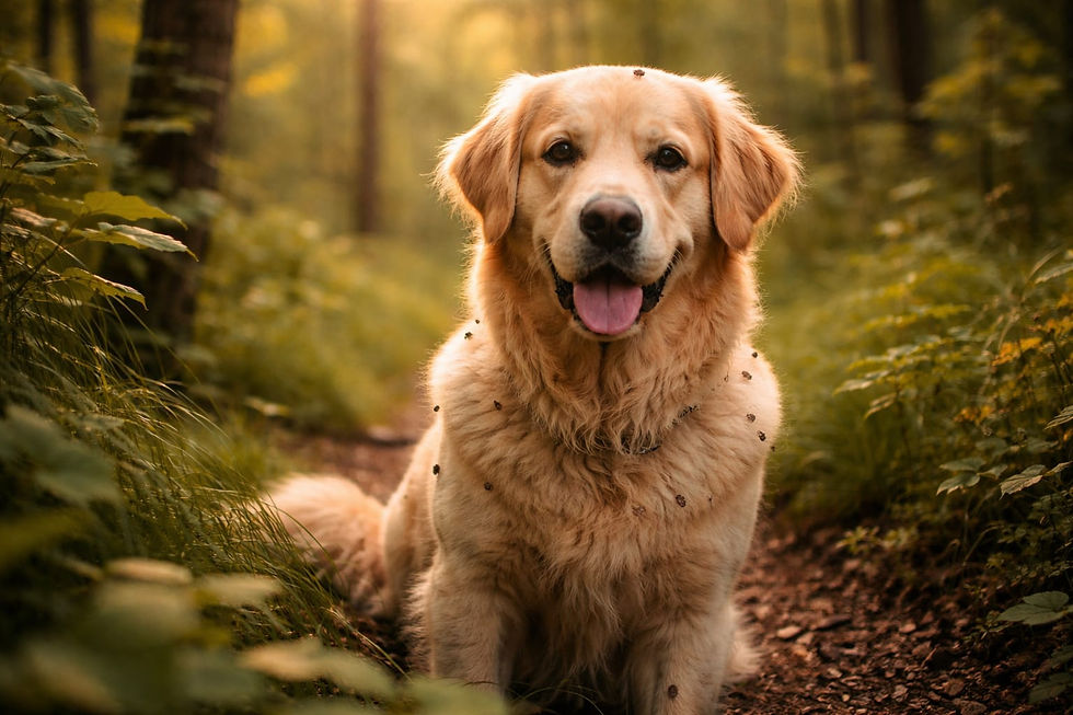 weniger Zecken beim Hund nach der Ernährungsberatung