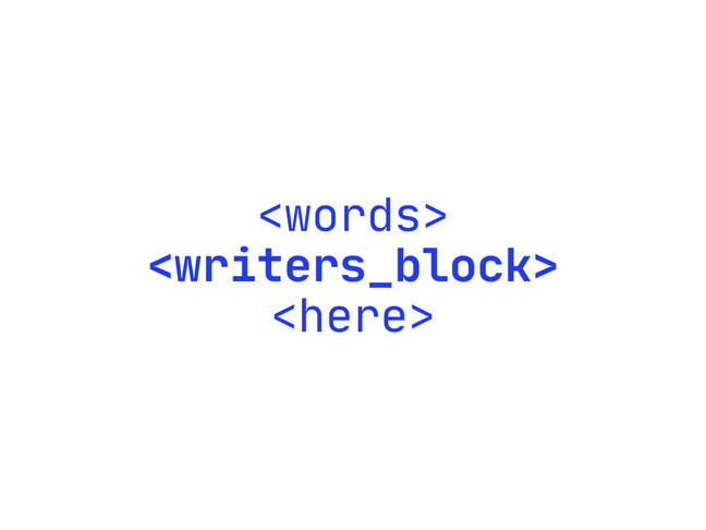 Coping with Writer’s Block