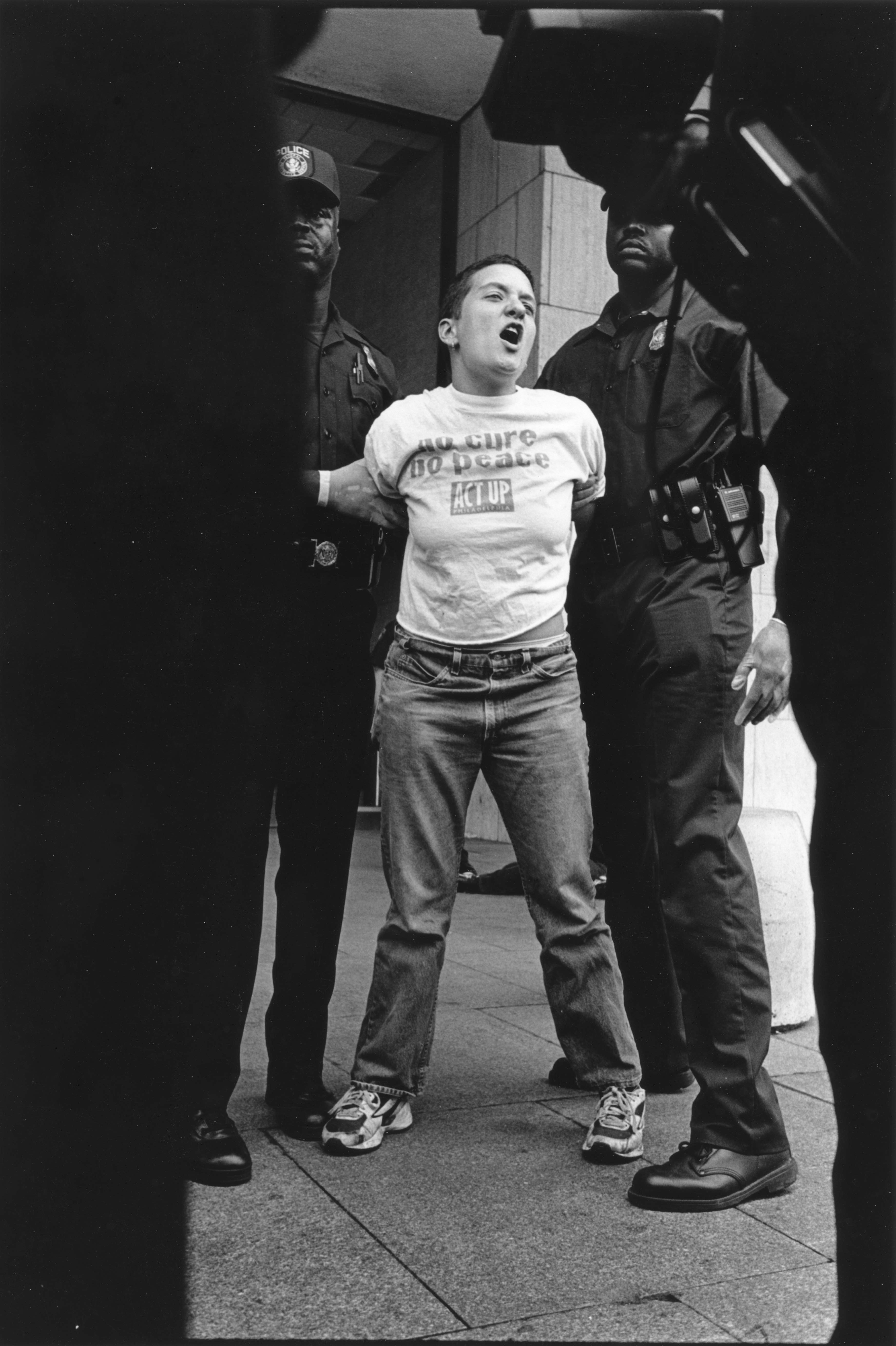 15-ACTUP-Ms Russell, Street  Protest