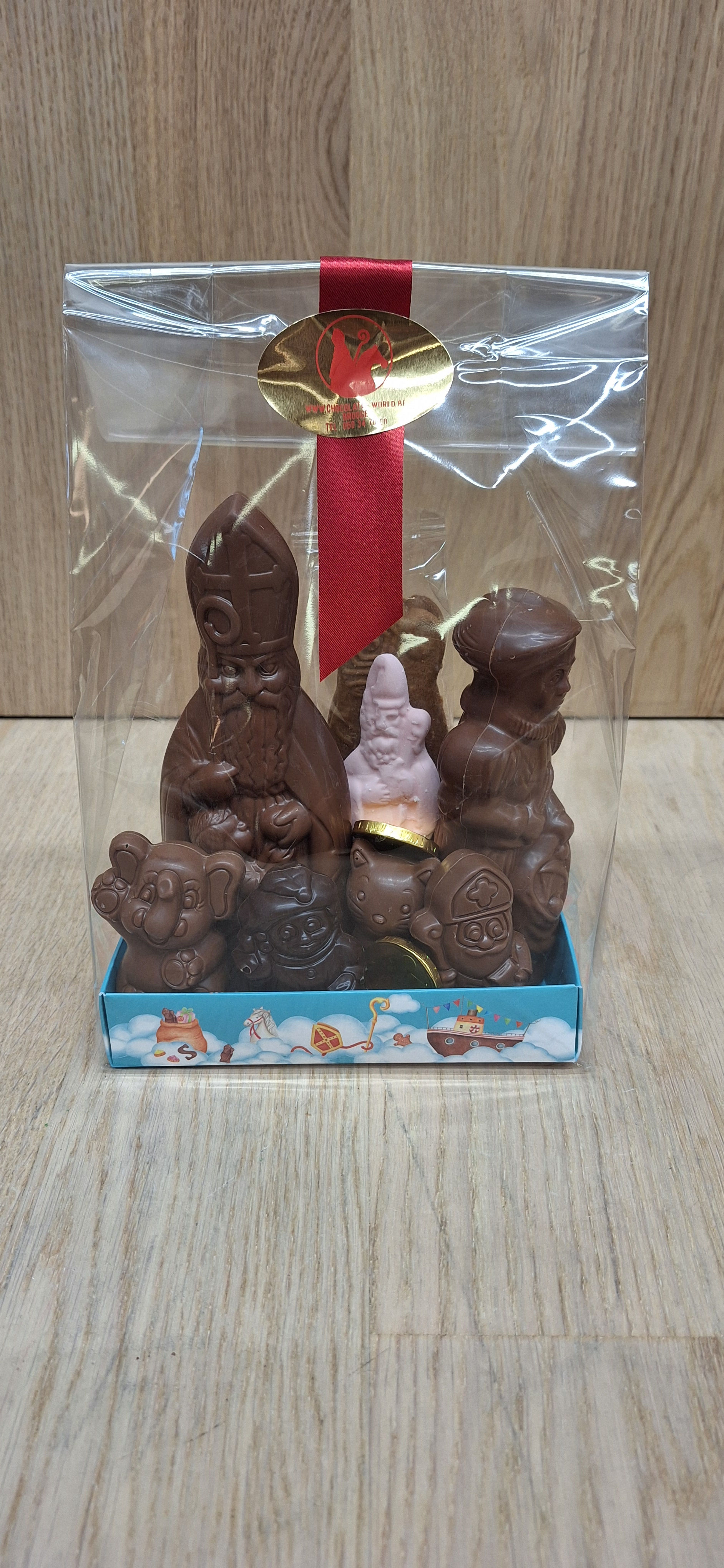 sint en piet in karton bakje