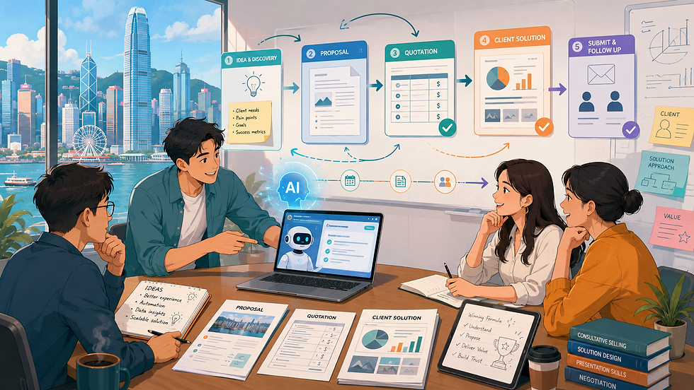 香港AI培訓學院團隊成員零基礎學習 AI 完成主題樂園項目方案