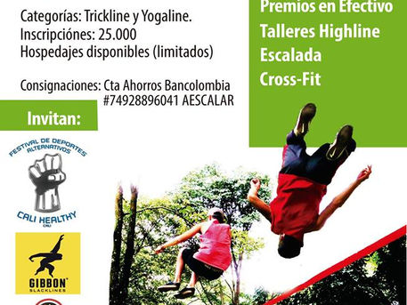 El Slackline llega a Cali a manera de Competencia Nacional
