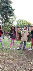 Niños atendiendo clase, Colombia, Bogotá
