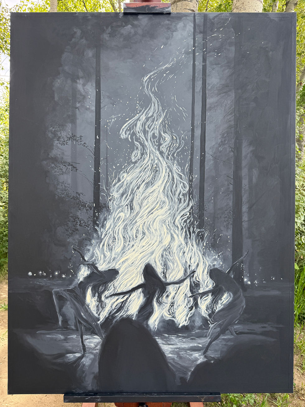 Thumbnail: “The Fire” Original Painting