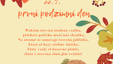 Máme tu oficiálně podzim!!