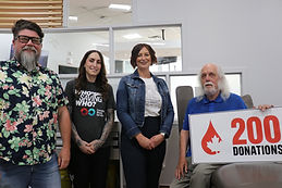 Three Hills resident hits blood donation milestone