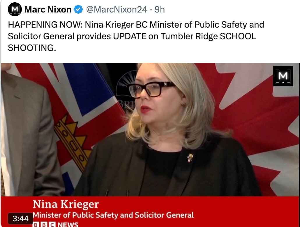 Timber Ridge Killer Tumbler Ridge horror leaves 10 dead, 25 hurt | Rural Alberta Report