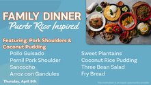 Family Dinner - April 9