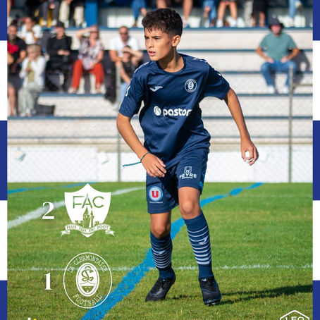 U14 R : UN TROP LONG TEMPS DE REACTION