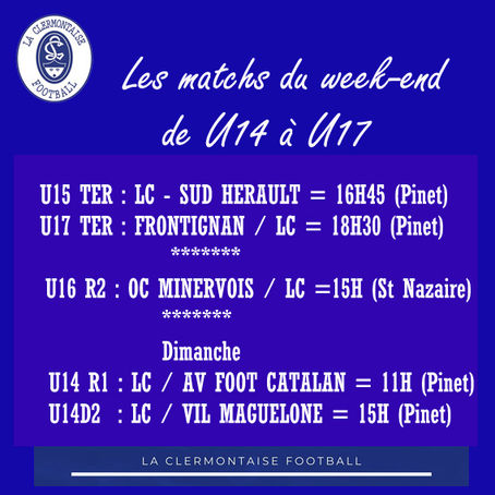 LE WEEK-END DES JEUNES