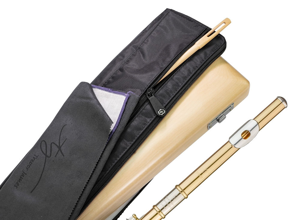 Thumbnail: Trevor James Copper Body C Flute - 958 Silver Lip and Riser C Foot 32CP-ROE