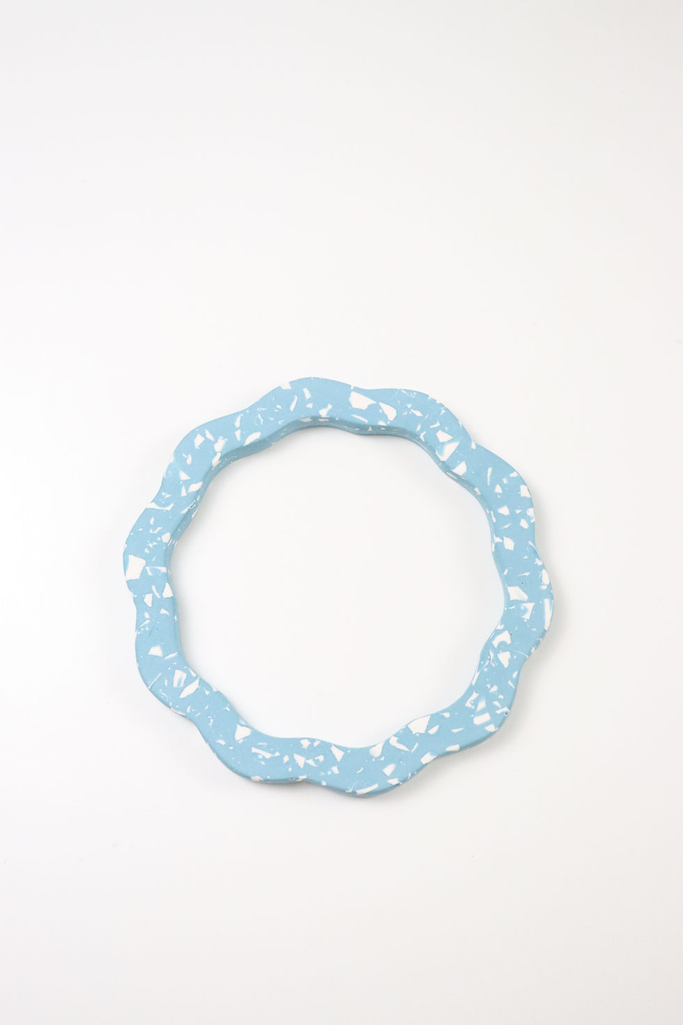 Thumbnail: mochi donut terrazzo trivet | pot holder - turkish blue