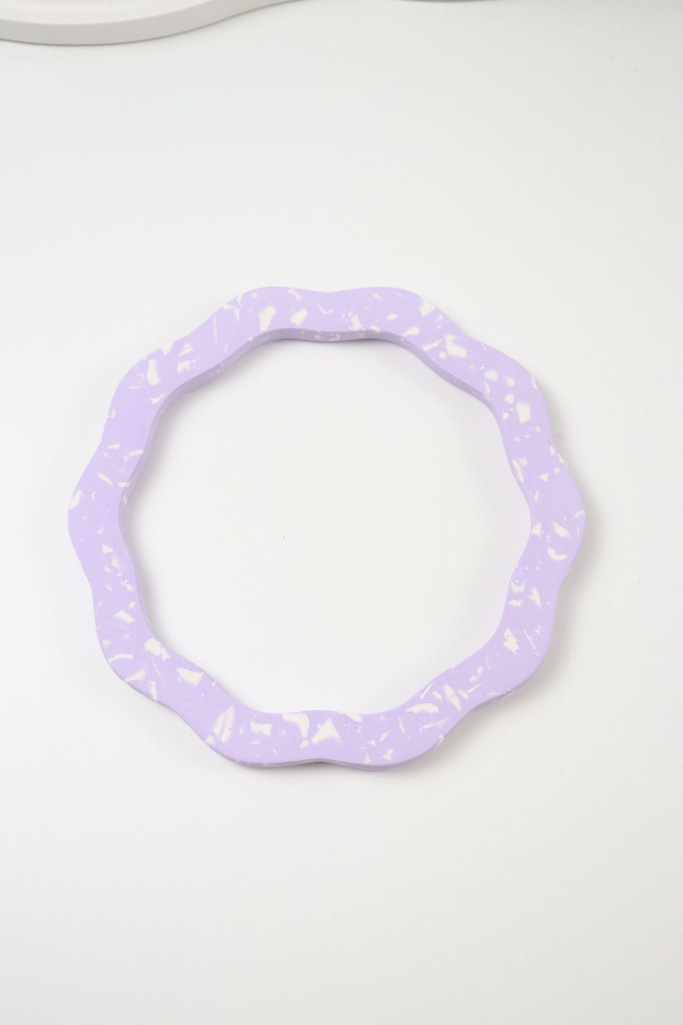 Thumbnail: mochi donut terrazzo trivet | pot holder - lilac