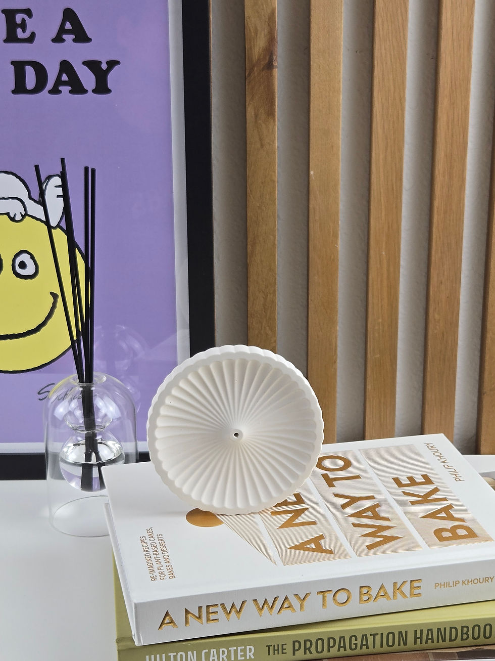 Thumbnail: Fluted Round Incense Stick Holder