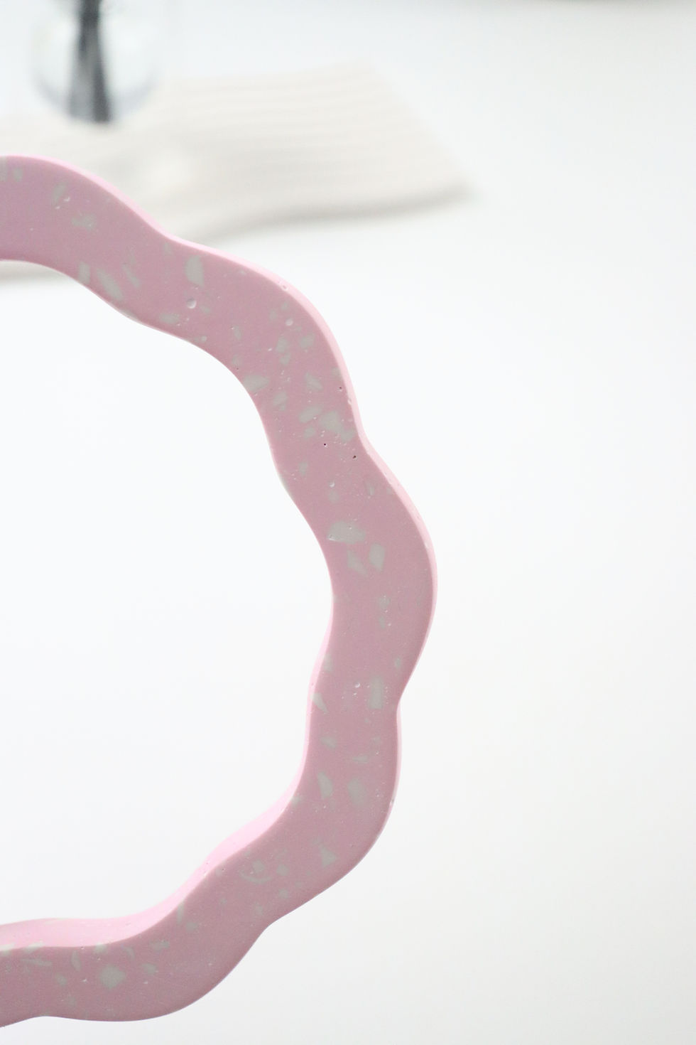 Thumbnail: mochi donut terrazzo trivet | pot holder - pink