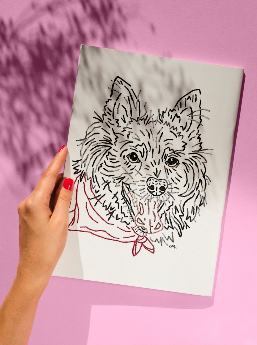 Thumbnail: Pet Portrait (on cardstock)