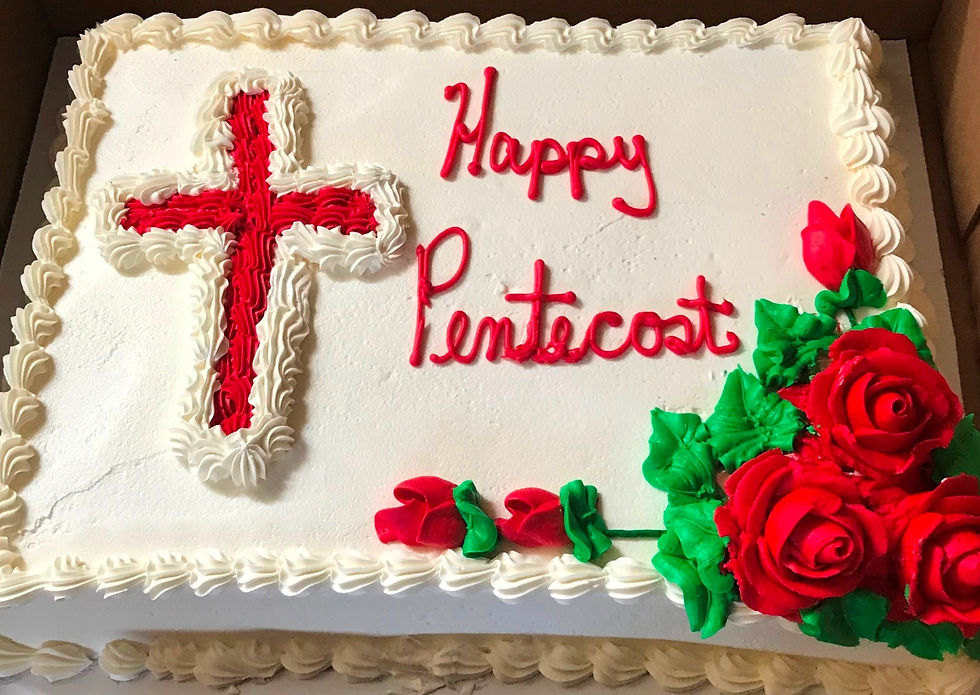 Pentecost cake