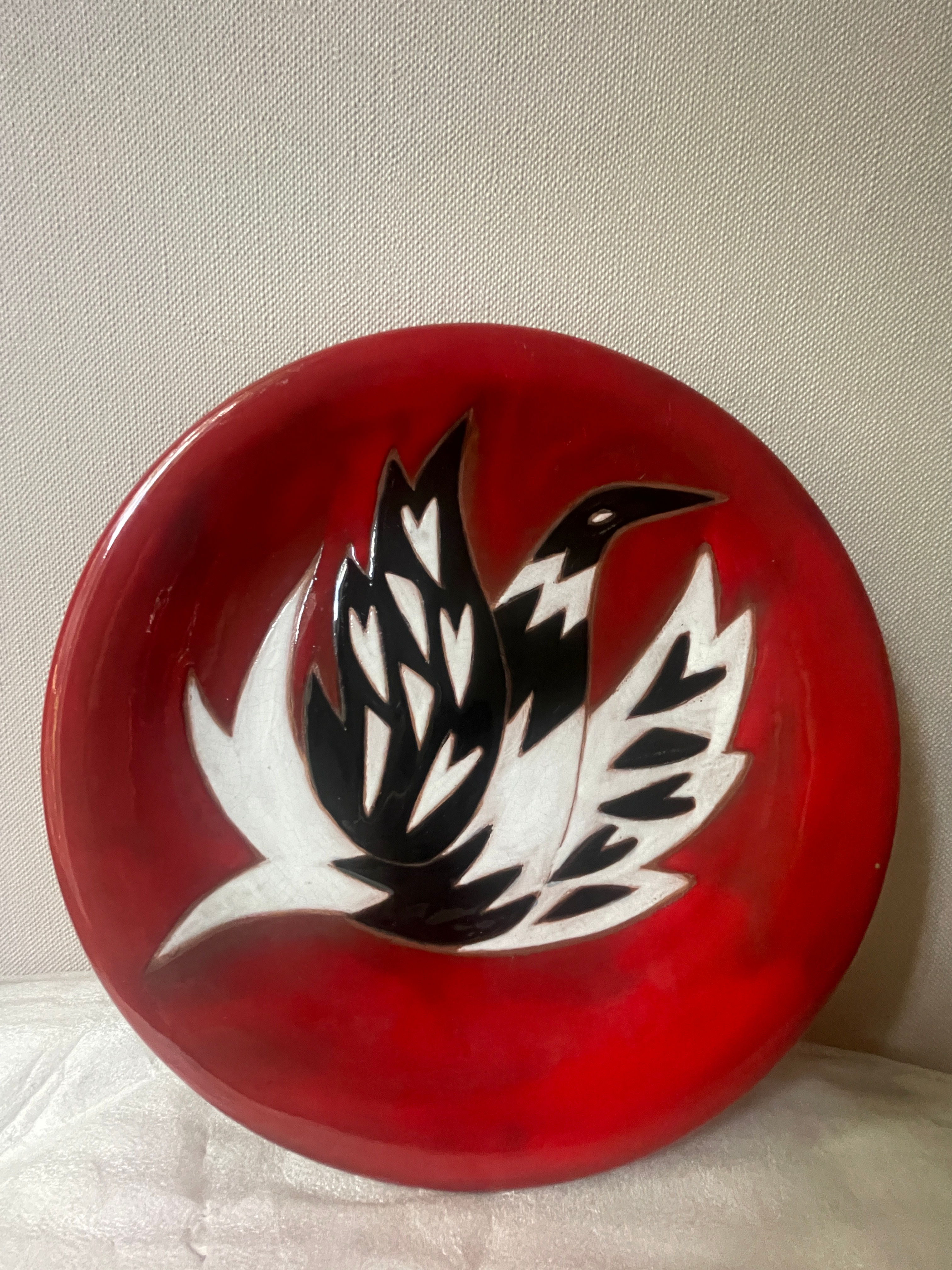 Plat céramique Jean Picart Le Doux.
