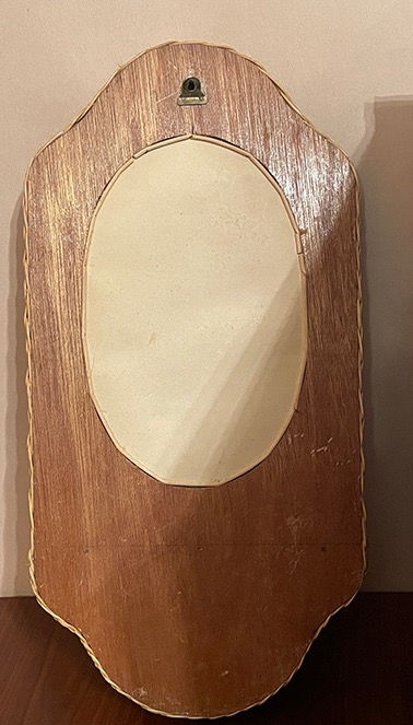 Miniature : Miroir mural osier design 50.