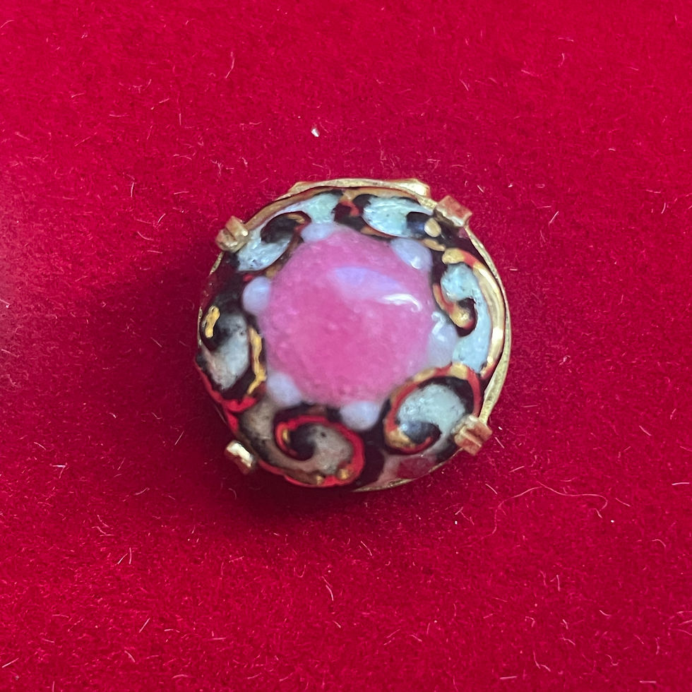 Miniature : Boucles d'oreille émaillées - Camille Fauré - Limoges