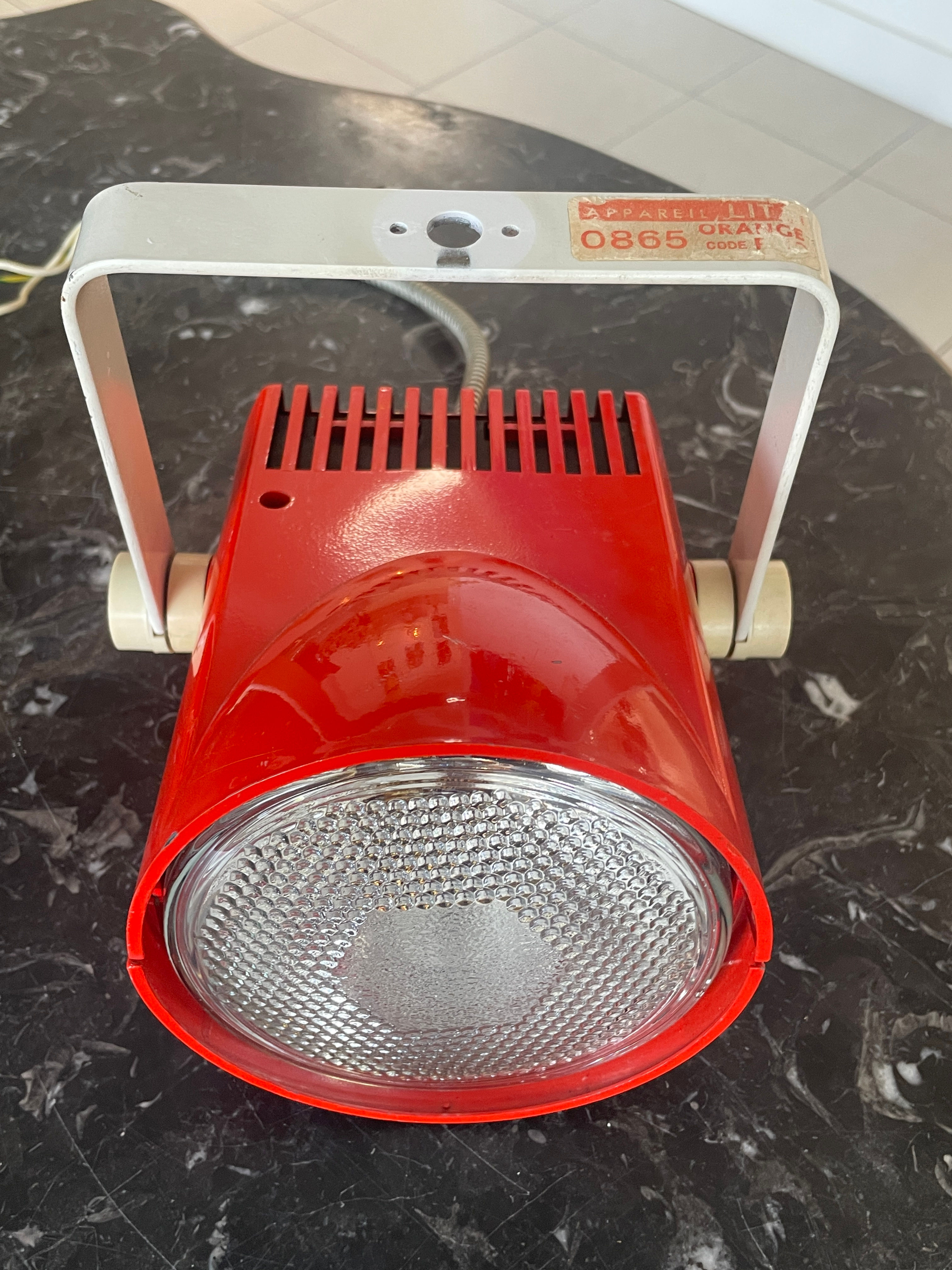 Spot Lita - Space age - métal orange design 60