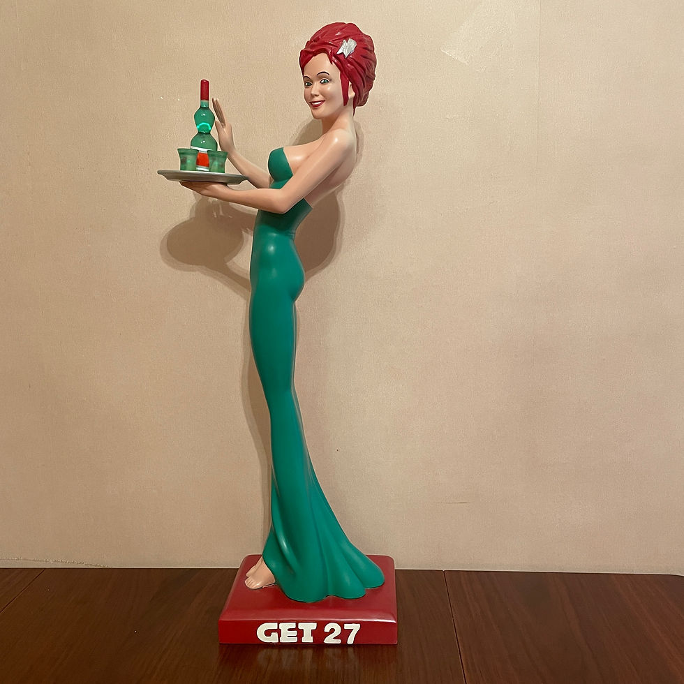 Miniature : Statue publicitaire Pin Up collector Get 27.