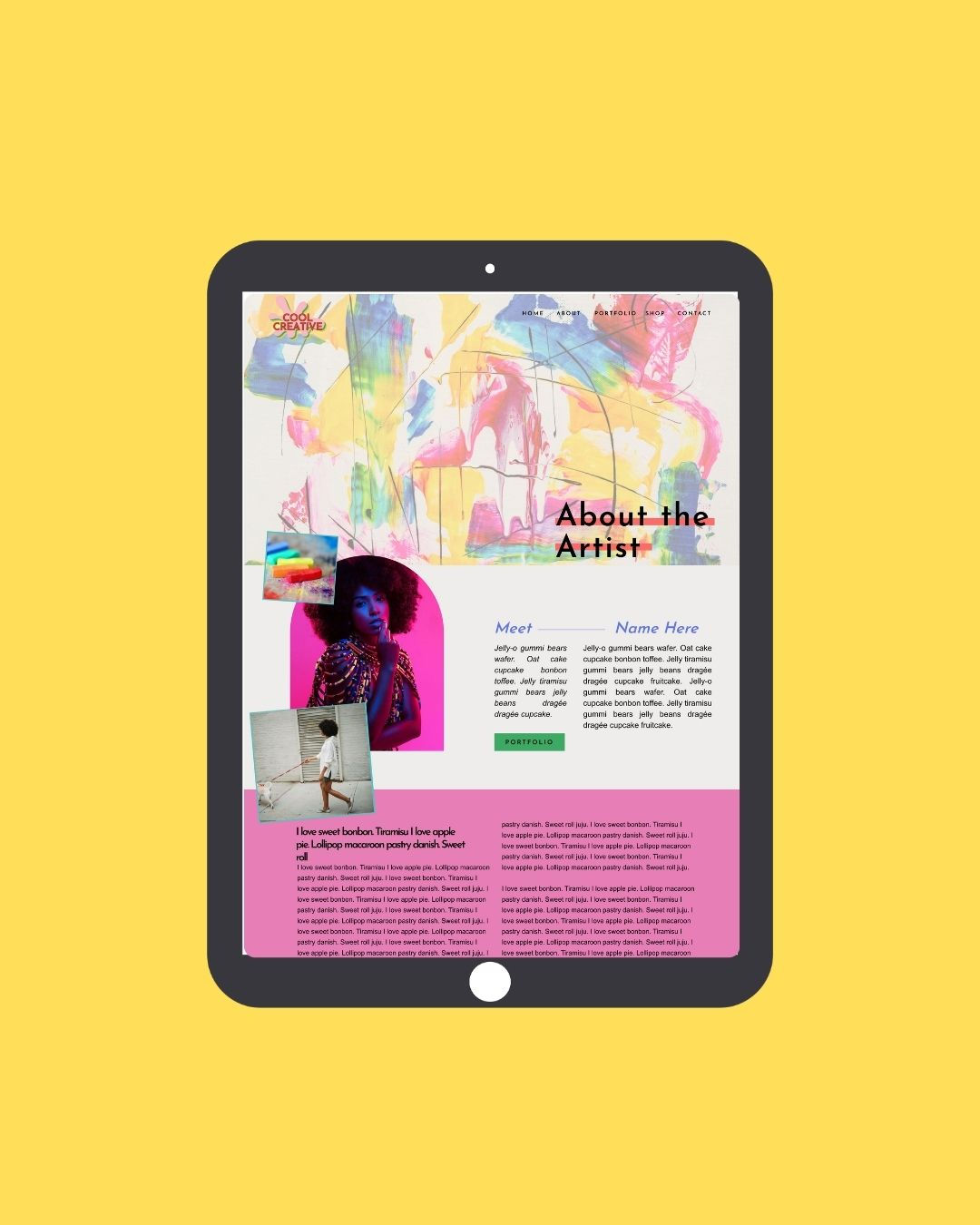 Template Shop - Cool Creative