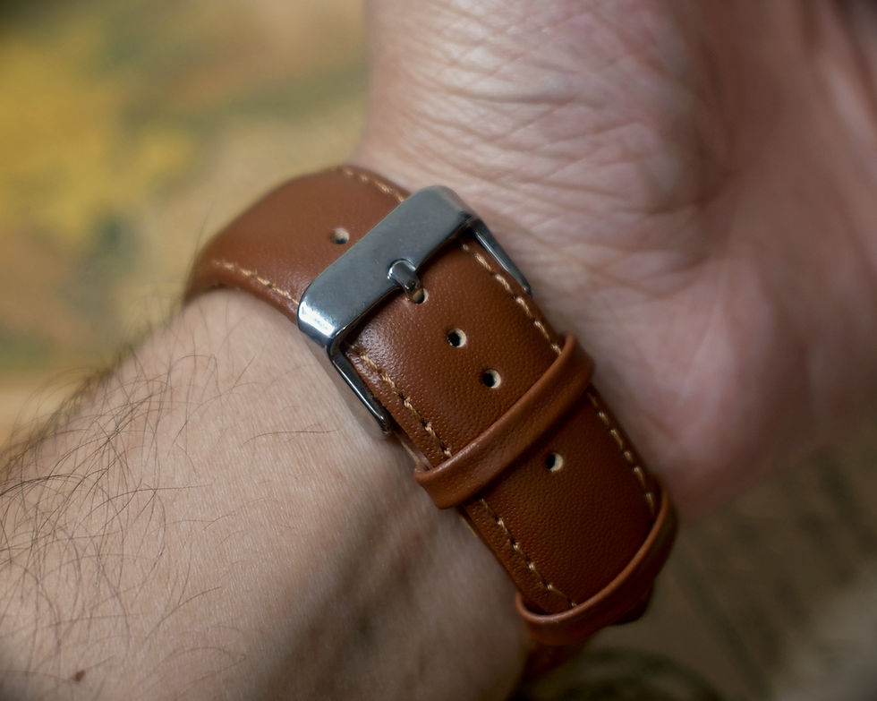 Thumbnail: Century Classic : Kokan Tiff Blue - Devanagari - Brown  Leather